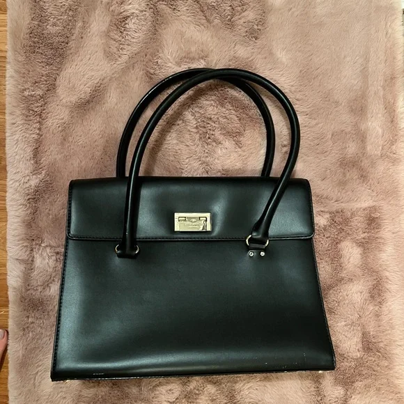 Rare Kate Spade Black Satchel ♠️ - Picture 2 of 7
